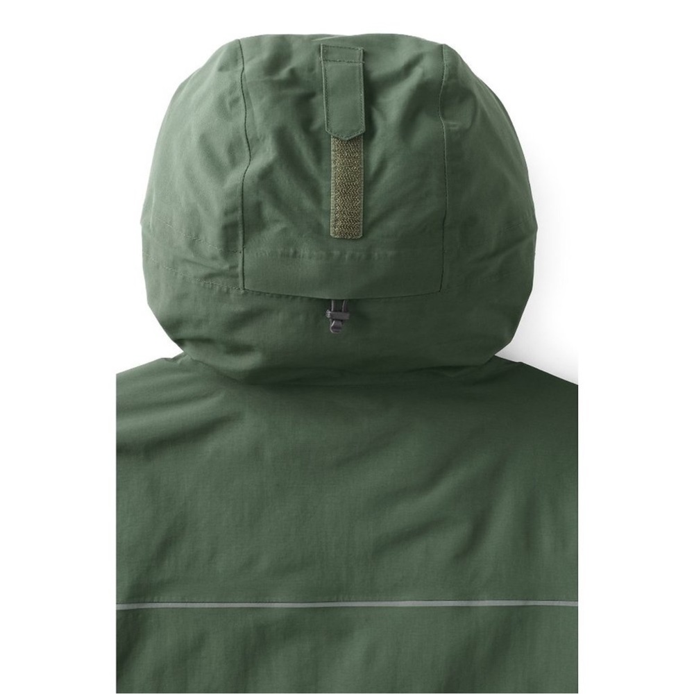 Men's Insulated Squall Parka Army Green Olive Coat Quilted Winter Rain Coat XL - Picture 5 of 16